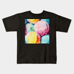 Watercolor ice cream pattern Kids T-Shirt